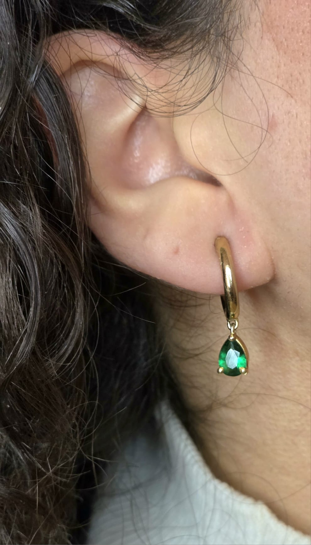 Orecchini hoops "Sia la Luce!"